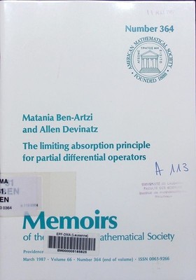 The limiting absorption principle for partial differential operators Matania Ben