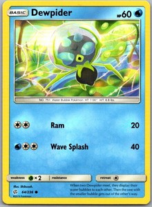 Dewpider 64/236 Cosmic Eclipse Common Pokemon Card
