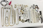 Vintage Costume, Mixed Jewelry For Crafts, (Lot Of 100 Pieces), C-6