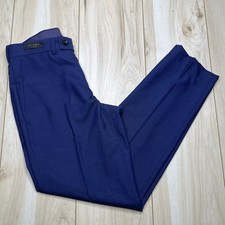 TED BAKER NEW Slim Fit Wool Nailhead Dress Pants Mens Size 30Wx31L Navy Blue