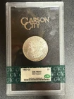 1883-CC Morgan Silver Dollar, sealed in its original (GSA) holder. MS63 CAC.
