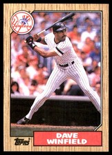 Dave Winfield 1987 Topps #770 Yankees MLB READ FREE SHIPPING AutographDen