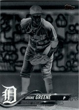 2018 Topps Update Black and White Negative #US294 Shane Greene - BB