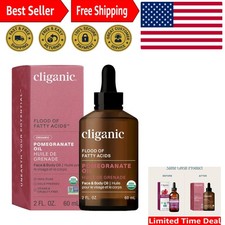 Organic Pomegranate Seed Oil, 100 Pure 2oz - For Face, Skin Natural Cold P...