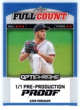 2024 Leaf Metal Proof Baseball #1/1 Luis Perales