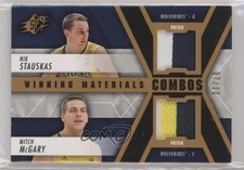 2014-15 SPx Winning Materials Combos 7/10 Nik Stauskas Mitch McGary Patch 0c6