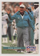 1992 Pro Set Don Shula #234 HOF uq5