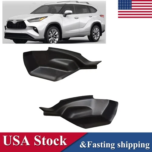 For 2021-2024 Toyota Highlander Pair Windshield Wiper Side Cowl Cover Molding
