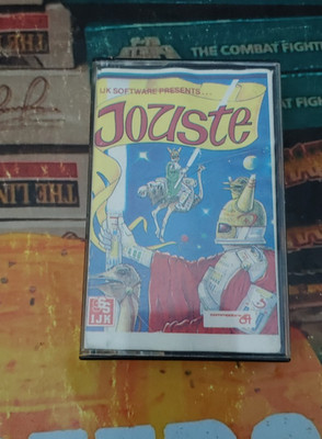 Joust (IJK 1984) Commodore 64 (Tape, Box, Manual) works 8-bit classic C64