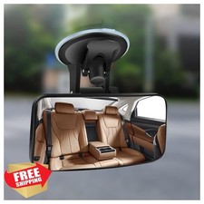 Baby Car Mirror Wide Angle Suction Cup 360  Adjustable Rear Facing