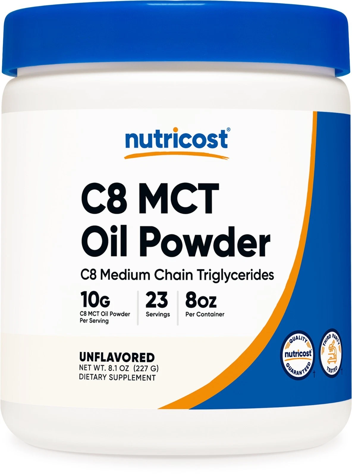 NC C8 MCT Oil Powder Bottle