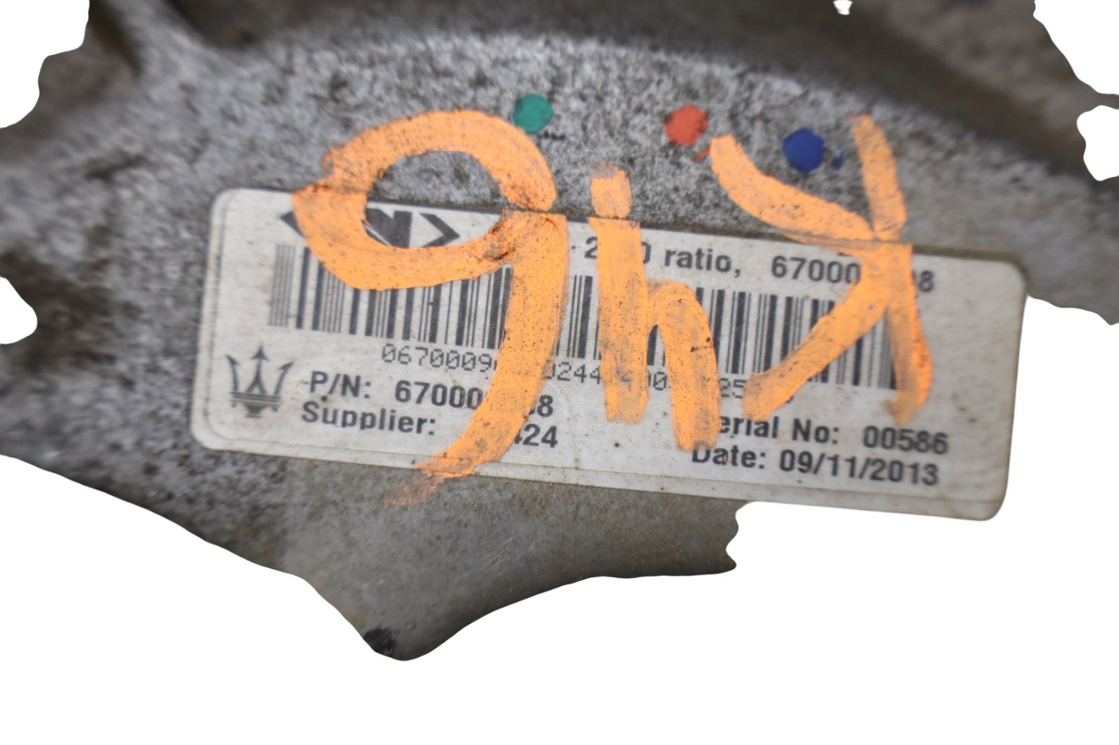 14-24 Maserati Ghibli S RWD Rear Differential Diff Axle Carrier 2.80 Oem