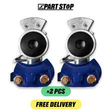 11452 2-Pack Standard Service Gladhand Coupler Blue for Freightliner Mack