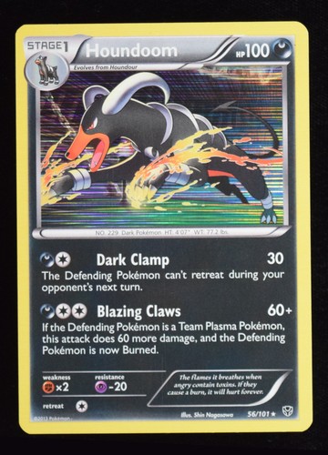 Houndoom Holo - 56/101 - Plasma Blast - Pokemon Card