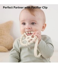 3 Pack Baby Teething Rings Silicone Infant Teether Toys Chewable Baby Essentials