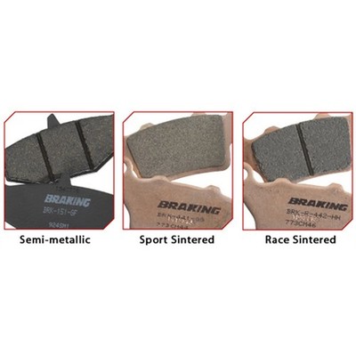Braking Brake Pad Set Semi-Metallic 782SM1