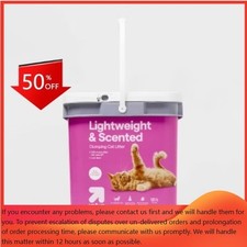 Lightweight Scented Clumping Cat Litter - 13.5lbs - up up  :Wheat, Bentonite Clay