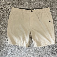 Rip Curl Shorts Adult 36 Tan Brown Boardwalks Light Wash Outdoor Beach Casual