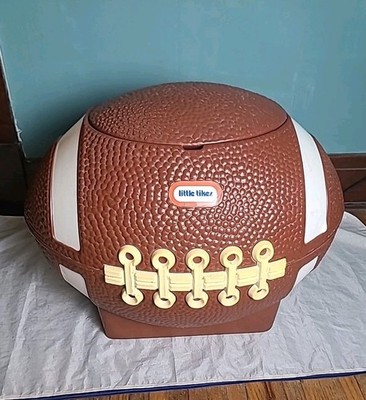 Vintage Little Tikes Football Toy Box Chest Tailgating Cooler Party And Lid 1975