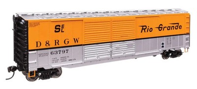 Walthers HO 50' AAR Improved Double-Door Boxcar Rio Grande D&RGW #63797 46603