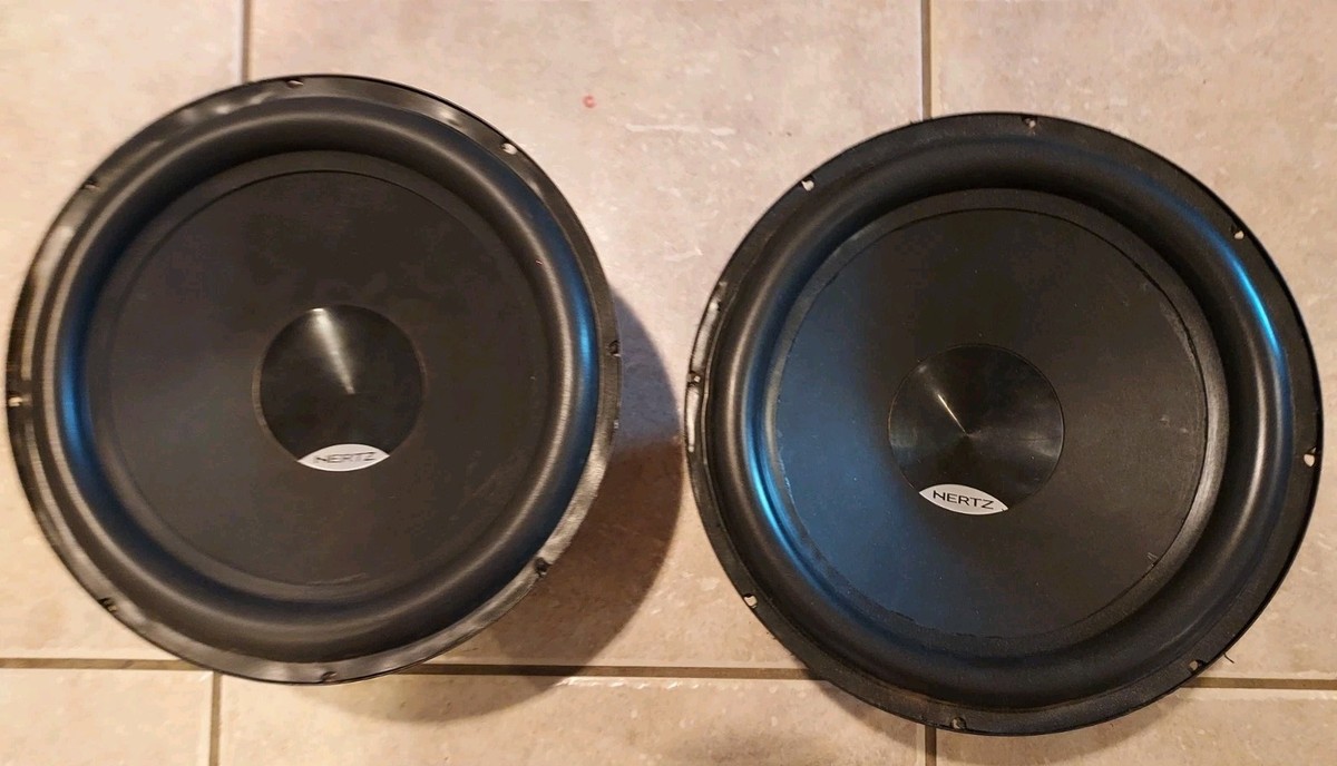 Pair 12 Hertz DS-300.3 600 Watt 4-Ohm Subwoofer | eBay