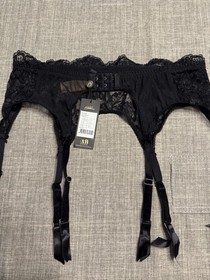 Dita Von Teese Lingerie Set NEW NEVER WORN Bra and Garter Belt Black ￼