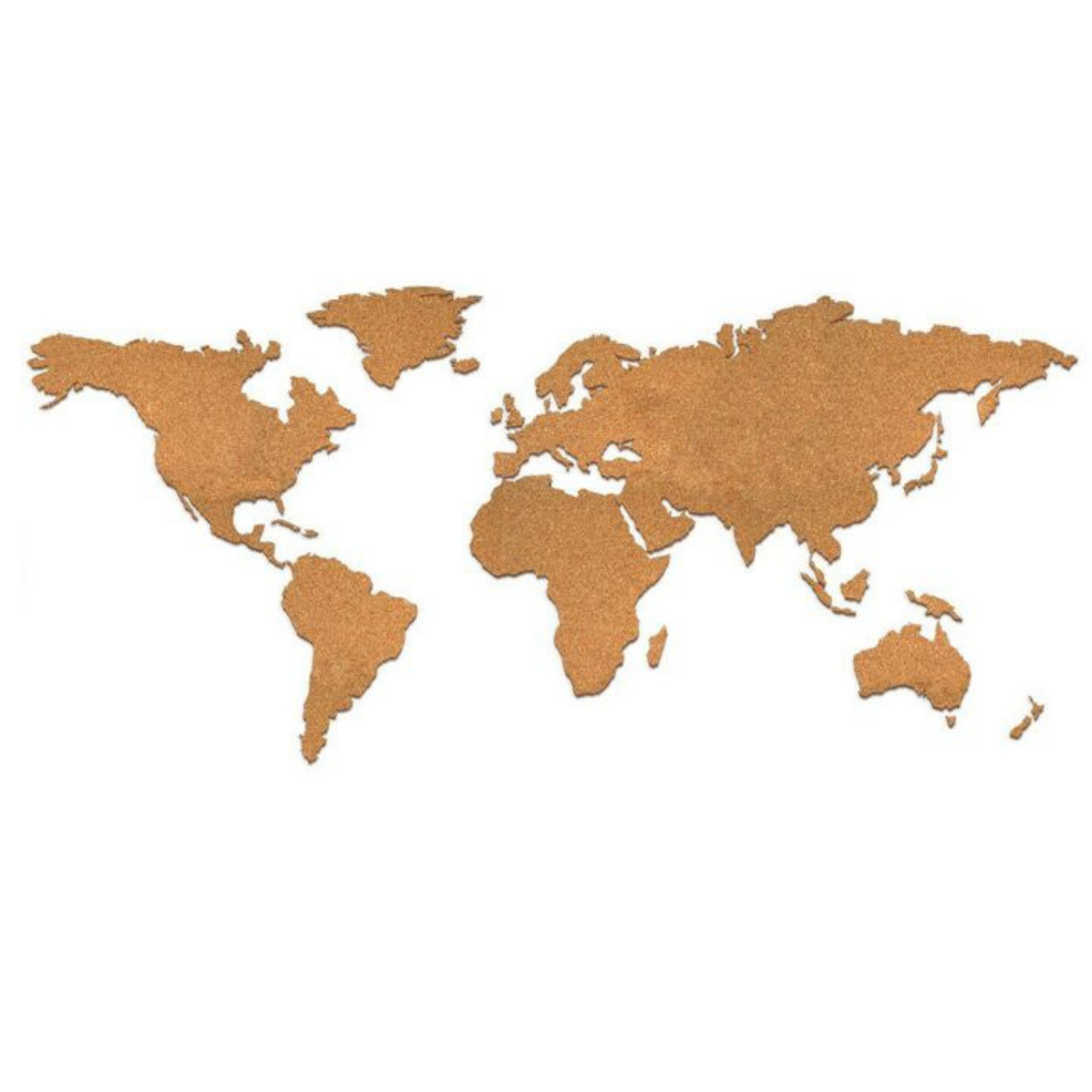 Mappa del mondo in sughero Luckies of London 100 x 45 cm mappa da parete...
