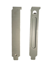 Two Low Profile Bracket Adapters DVI VGA Port For Half Height Graphic Video