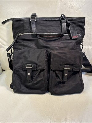 Tumi Frankfurt Black Nylon Crossbody Bag