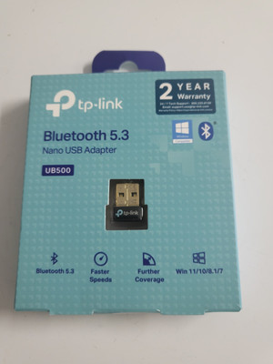 TP-LINK UB500 Bluetooth 5.3 Nano USB Adapter Win 11/10/8.1/7 Fast Speed