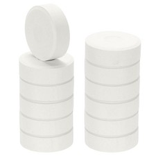 12 Pcs Washable Tempera, 2.3"x0.7" Large Tempera Paint Cakes, White