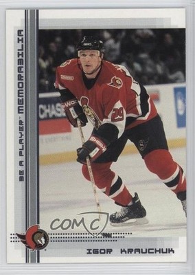 2000-01 ITG Be A Player Memorabilia Igor Kravchuk #330 0a4