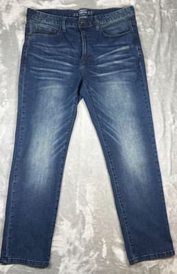 Flag & Anthem Mens Nashville Straight Dellrose Wash Jeans Size 34x30