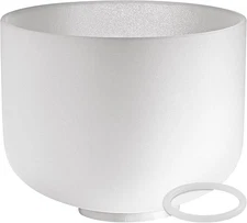 Meinl Sonic Energy Crystal Singing Bowl 10 G Note Throat Chakra  High-purity