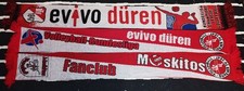 3 x fan scarf/scarf Evivo Düren volleyball Dürener TV mosquitoes red white rare