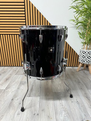 TAMA Royalstar Floor Tom Drum 16 x16  with Legs MIJ / Black #VB23