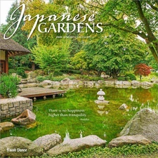 Japanese Gardens | 2026 12x24" (Hanging) Square Wall Calendar | Plastic-Free