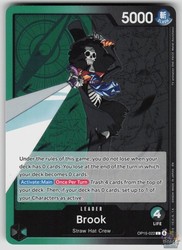 Brook OP15-022 Adventure on Kami's Island Leader One Piece TCG