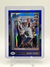 2024 Panini Donruss Optic Rated Rookie Javon Baker Blue Hyper #245