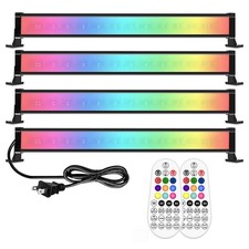 RGB Wall Wash Lights 4 Pack 25W RGBW Color Changing Waterproof LED Bar MEIKEE