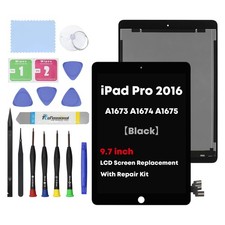 For iPad Pro 9.7" 2016 A1674 A1675 LCD Touch Screen Digitizer Assembly Black