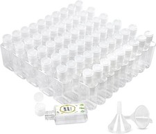 120 Pack Clear BPA-Free Flip-Top Refillable Bottles, 2oz - Hand Sanitizer More