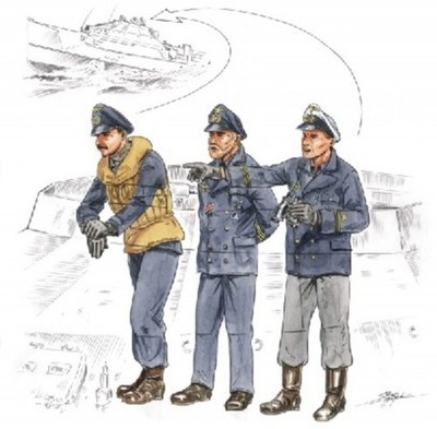 Bridge crew for Schnellboat S-100 / 1:72 - CMK F72158
