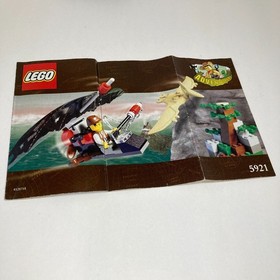 Lego Adventurers Dino Island Research Glider 5921 99% Complete With Instructions