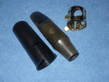 SELMER PARIS S80 C* TENOR SAXOPHONE MOUTHPIECE + LIGATURE - C STAR - VGC & CLEAN