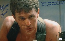 Tom Berenger Signed 11x17 "When the machine breaks down" JSA Private Signing