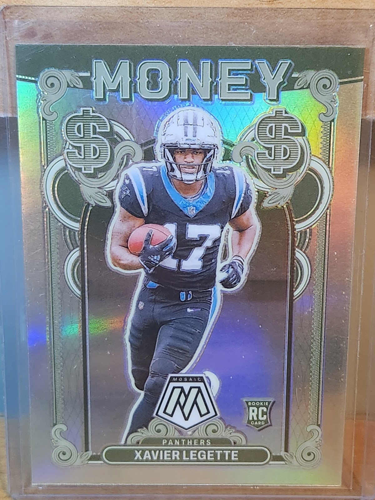 2024 Panini Mosaic -Xavier Legette (RC) Money Mosaic #14 Case Hit SSP S30