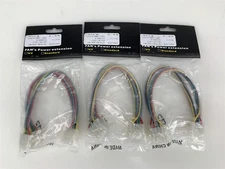 Lot of 3 - Link Depot 4-Pin Molex Y Splitter Power Extension Cable POW-UV-4PY