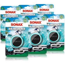 SONAX 6x AIR FRESHENER OCEAN FRESH LUFTERFRISCHER AUTODUFT FÜR LÜFTUNGSGITTER