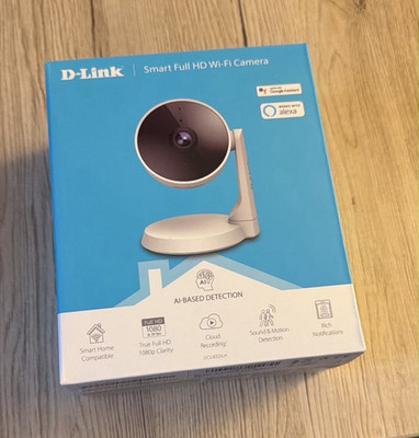 D-Link DCS-8325LH Full HD Wi Fi Innenkamera, Bewegung/Sound, Cloud, Alexa